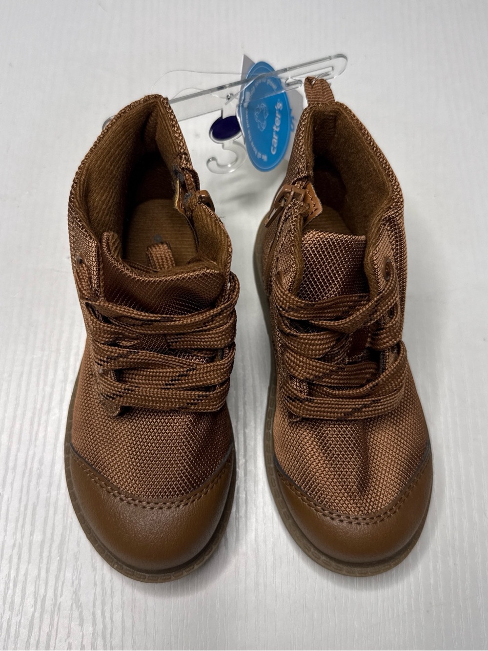 Carter's Brown Kids' High-Top Boots